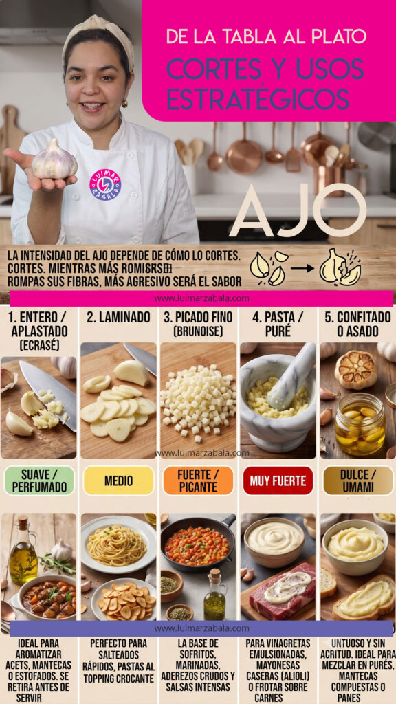 Tabla de ajo